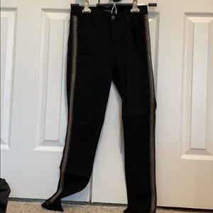 just black denim jeans